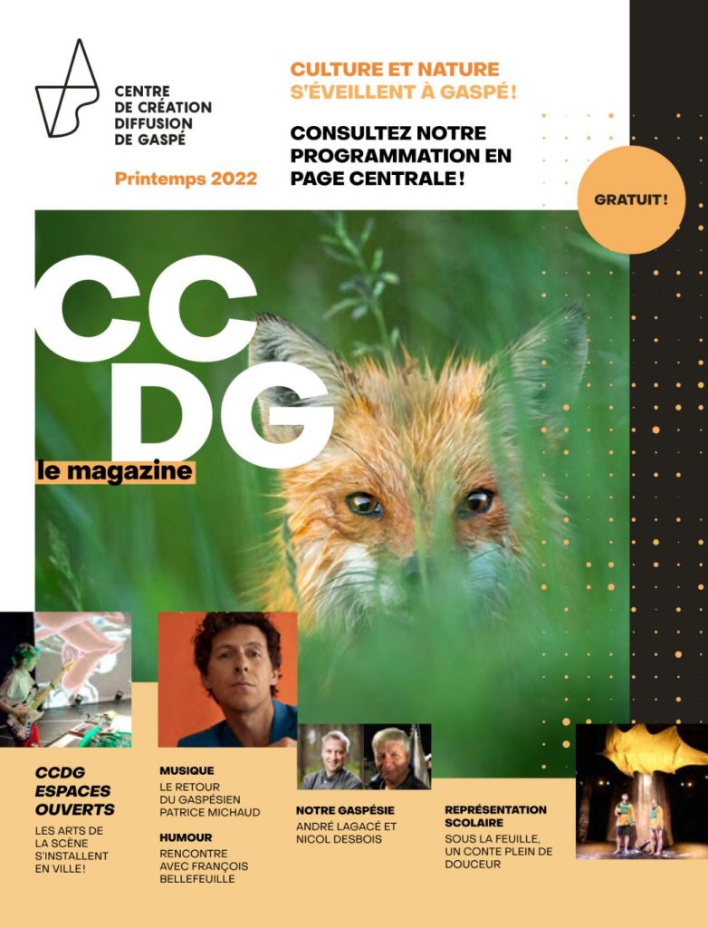 Le vif succès qu’a connu la première édition, à l’automne dernier, a rendu incontournable la création d’une édition printemps 2022 : c’est aujourd’hui que CCDG le magazine est lancé!